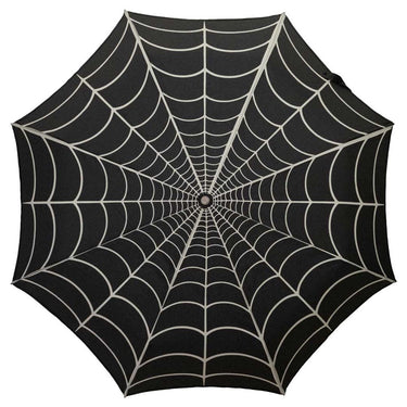 Skull Handle Spiderweb Umbrella - Kreepsville